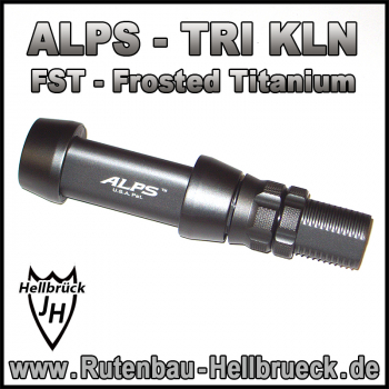 ALPS Rollenhalter Modell TRI KLN Gr. 18  Farbe: FST (Frosted Titanium)